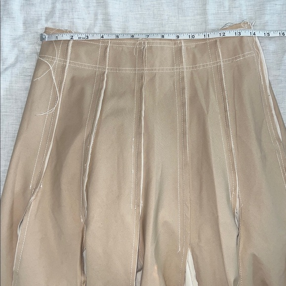 Zara Pleated Maxi Skirt Western Boho Lagenlook Size Small - Picture 11 of 14